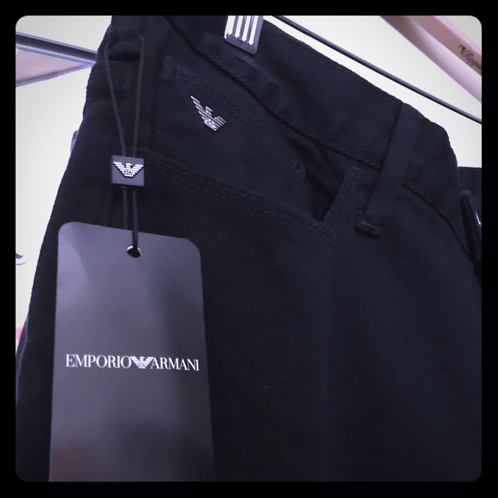Emporio Armani Blk Jeans 33” X 33”